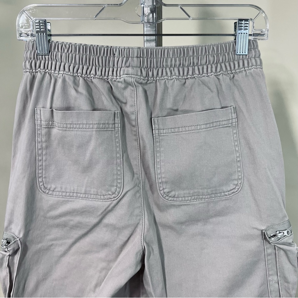 Aeropostale Women’s XS High Rise Cargo Joggers Beige Tan Elastic Waist Pockets - Picture 7 of 11